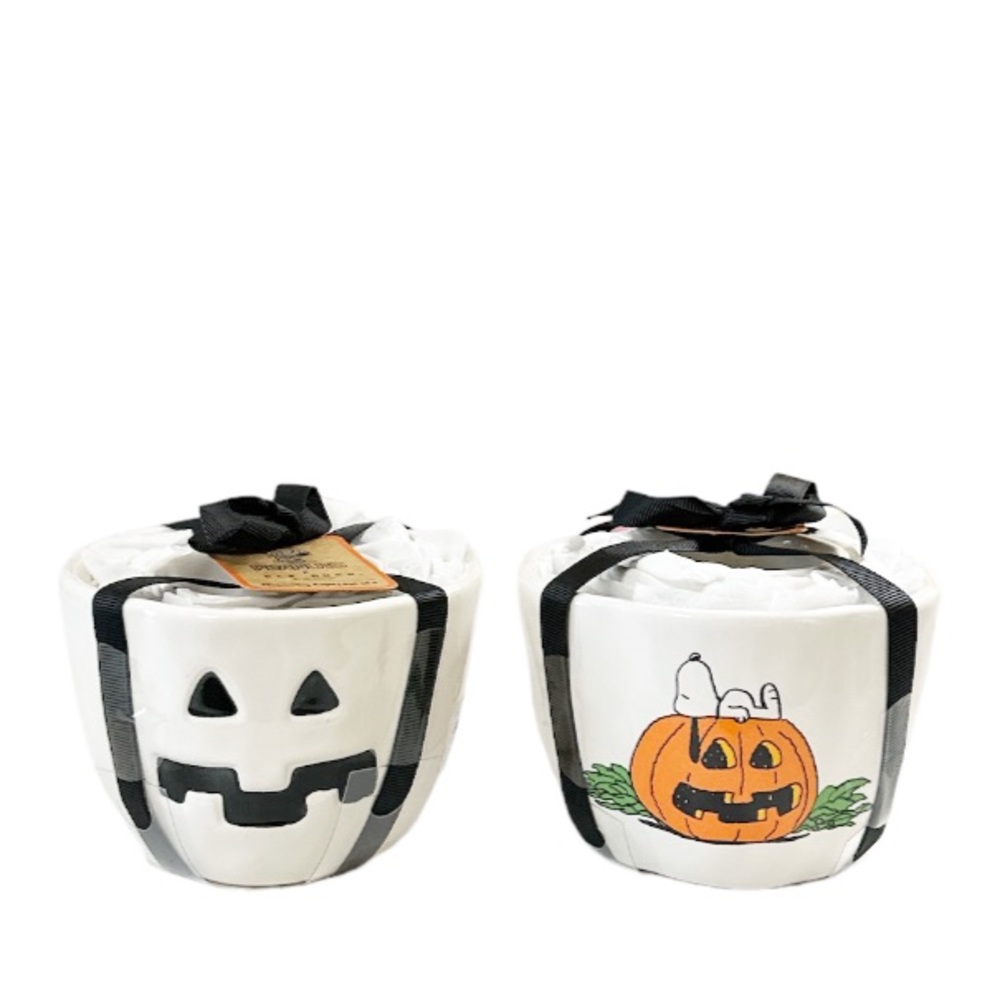 NEW VHTF RAE DUNN/PEANUTS Halloween Measuring Cup Set/4